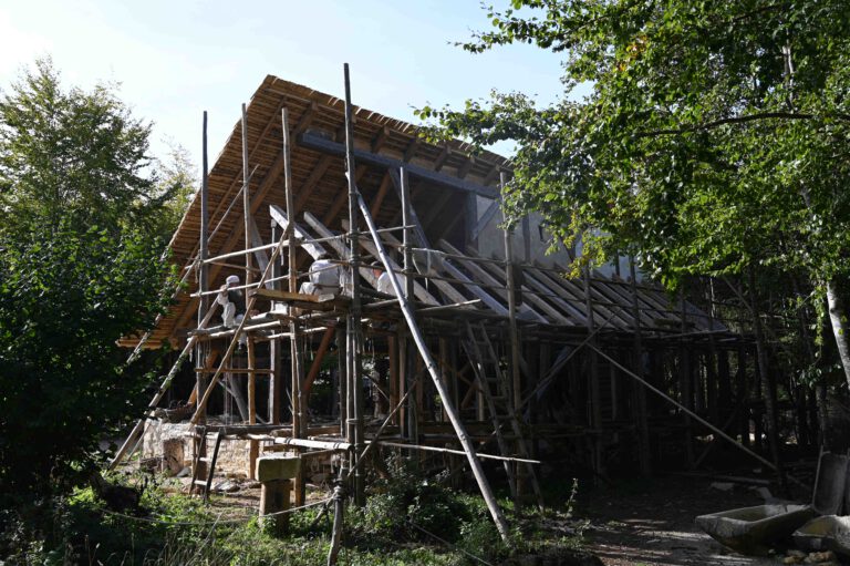 Das Abtsnebenhaus entsteht