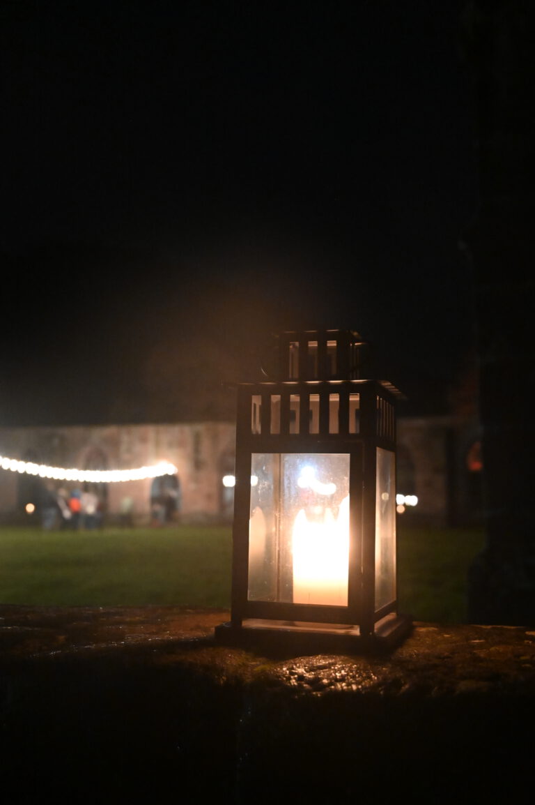 Stimmungsvolles Ambiente im Kreuzgang